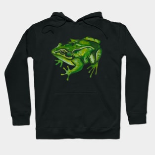 Green tropical frog Hoodie